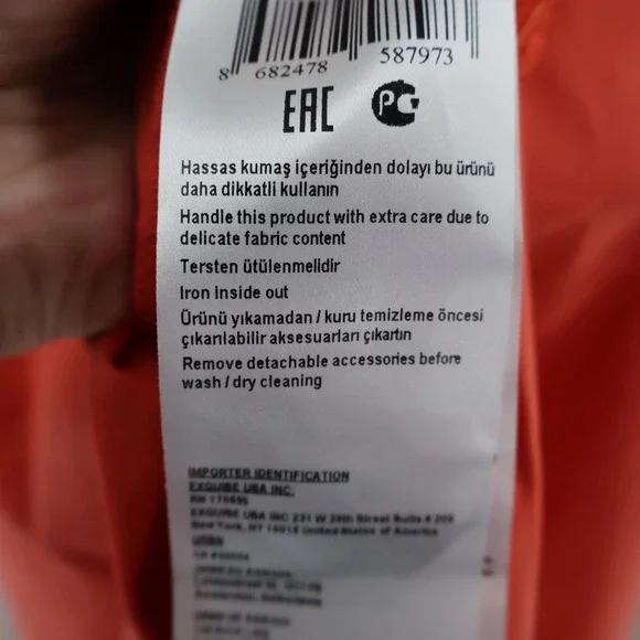 Exquise Jumpsuit Women XSP Pink Wide Leg Button Front Pleated Waist Short Sleeve - Picture 16 of 16